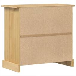 Berkfield Home Sideboard Corona 87x40x76 cm Solid Wood Pine in Brown - Size: 87 x 40 x 76 cm - thumbnail 6