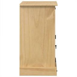 Berkfield Home Sideboard Corona 87x40x76 cm Solid Wood Pine in Brown - Size: 87 x 40 x 76 cm - thumbnail 5