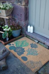 Artsy Mats Coral & Shells Doormat (90 x 60cm) in Brown - Size: 90 cm x 60 cm - thumbnail 3