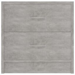 Berkfield Home Bedside Cabinets 2 pcs Concrete Grey 40x30x40 cm Engineered Wood - Size: 40 x 30 x 40 cm - thumbnail 5