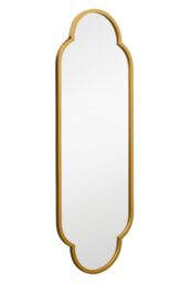 MirrorOutlet Gold Metal Framed Double Arched Oval Garden Wall Mirror (150 X 52CM) - Size: 1 Pack - thumbnail 6
