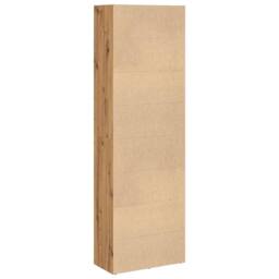 Berkfield Home Decorative Bookcase Artisian Oak 60x30x189 cm Engineered Wood in Brown - Size: 60 x 30 x 189 cm - thumbnail 5