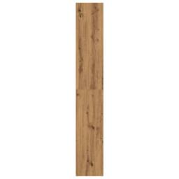 Berkfield Home Decorative Bookcase Artisian Oak 60x30x189 cm Engineered Wood in Brown - Size: 60 x 30 x 189 cm - thumbnail 4