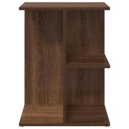 Berkfield Home Bedside Table Brown Oak 46.5x29x61 cm Engineered Wood - thumbnail 4