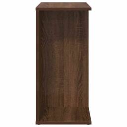 Berkfield Home Bedside Table Brown Oak 46.5x29x61 cm Engineered Wood - thumbnail 5