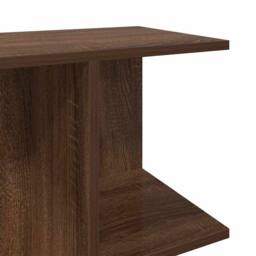 Berkfield Home Bedside Table Brown Oak 46.5x29x61 cm Engineered Wood - thumbnail 8