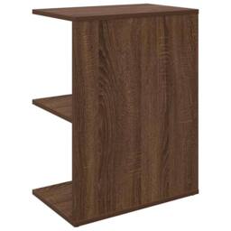 Berkfield Home Bedside Table Brown Oak 46.5x29x61 cm Engineered Wood - thumbnail 6