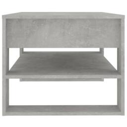Berkfield Home Coffee Table Concrete Grey 102x55x45 cm Engineered Wood - Size: 102 x 55 x 45 cm - thumbnail 4