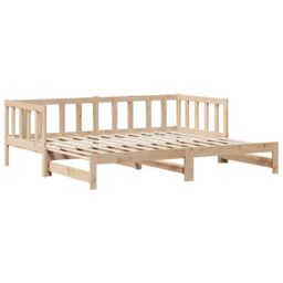 Berkfield Home Daybed with Trundle & Drawers without Mattress 90x200 cm in Brown - thumbnail 6