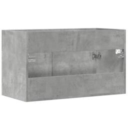 Berkfield Home Sink Cabinet Concrete Grey 80x38.5x46 cm Engineered Wood - thumbnail 6