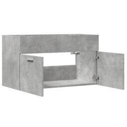 Berkfield Home Sink Cabinet Concrete Grey 80x38.5x46 cm Engineered Wood - thumbnail 7
