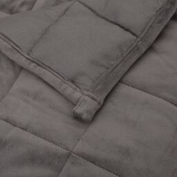Berkfield Home Weighted Blanket Grey 200x220 cm 9 kg Fabric - thumbnail 5