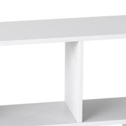Levede 20cm Slide Table for Living Room Sofa End Narrow Space Storage in White - thumbnail 7