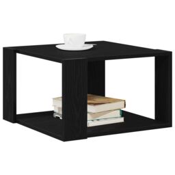 Berkfield Home Couch Table Black oak Engineered wood 85 x 55 x 31 cm Durable - thumbnail 3