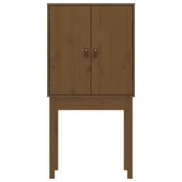 Berkfield Home Highboard Honey Brown 60x40x120 cm Solid Wood Pine - Size: 60 x 40 x 120 cm - thumbnail 6