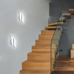 Goeco LED Wall Light Modern Indoor Wall Light 12 W White Acrylic 6500 K - thumbnail 3