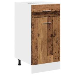 Berkfield Home Durable Drawer Bottom Cabinet Lyon Old Wood 40x46x81.5 cm Enginee in Brown - thumbnail 3
