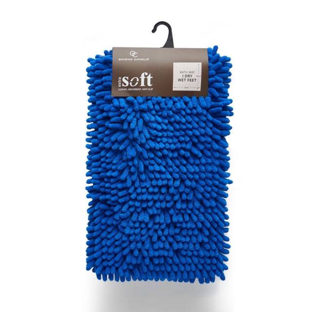 GAVENO CAVAILIA Miami Chenille Loop Bath Mat in Blue - image 1