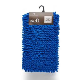 GAVENO CAVAILIA Miami Chenille Loop Bath Mat in Blue - thumbnail 1