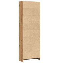 Berkfield Home Bookcase Artisian Oak 60x24x176 cm Engineered Wood in Brown - Size: 60 x 24 x 176 cm - thumbnail 6