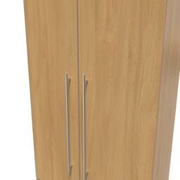 Ready Assembled 2 U Carlton 2 Door 2 Drawer Wardrobe (Ready Assembled) in Natural - Size: Large - thumbnail 5