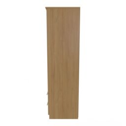 Ready Assembled 2 U Carlton 2 Door 2 Drawer Wardrobe (Ready Assembled) in Natural - Size: Large - thumbnail 3