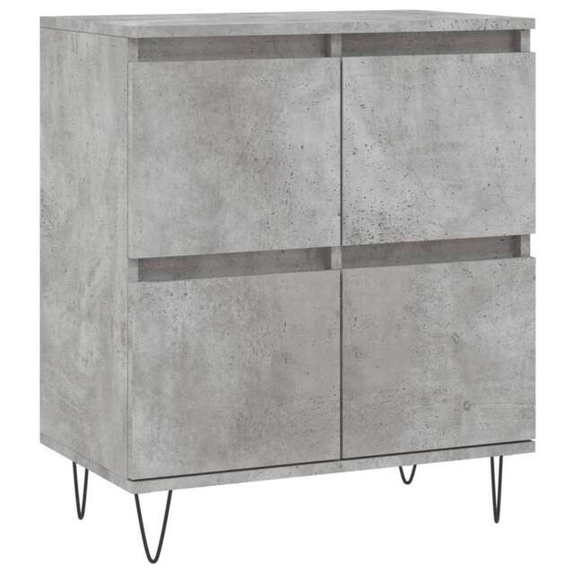 Berkfield Home Sideboard Concrete Grey 60x35x70 cm Engineered Wood - Size: 60 x 35 x 70 cm - image 1