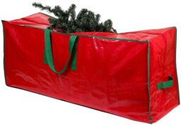 Shatchi Christmas Tree Storage Bag - Stores Up To 8.5Ft Artificial Xmas Tree in Red