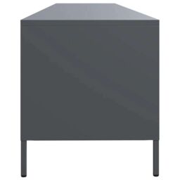 Berkfield Home TV Cabinet Anthracite 202x39x43.5 cm Cold-rolled Steel in Black - thumbnail 6