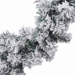 Berkfield Home Stunning Christmas Garland with LED Lights Green 5 m PVC - thumbnail 5