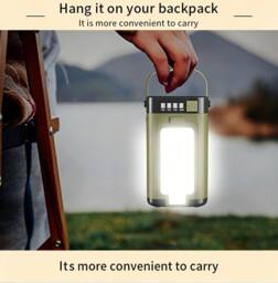 Obasyhig Four-Leaf Folding Solar Outdoor Camping Lamp in Green - thumbnail 8