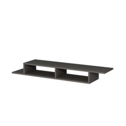Destina Home Floating TV Stand with Shelves Eldon in Dark Grey - Size: 1 Pack - thumbnail 5