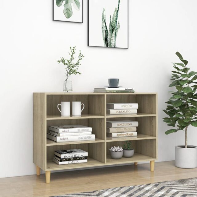 Berkfield Home Sideboard Sonoma Oak 103.5x35x70 cm Engineered Wood in Brown - image 1