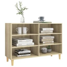 Berkfield Home Sideboard Sonoma Oak 103.5x35x70 cm Engineered Wood in Brown - thumbnail 3