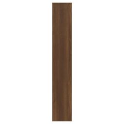 Berkfield Home Shoe Cabinet with Mirror 3-Layer Brown Oak 63x17x102.5 cm - thumbnail 5