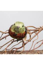 KDMD Green Bird with clip 2 Pack Christmas Ornament - thumbnail 4