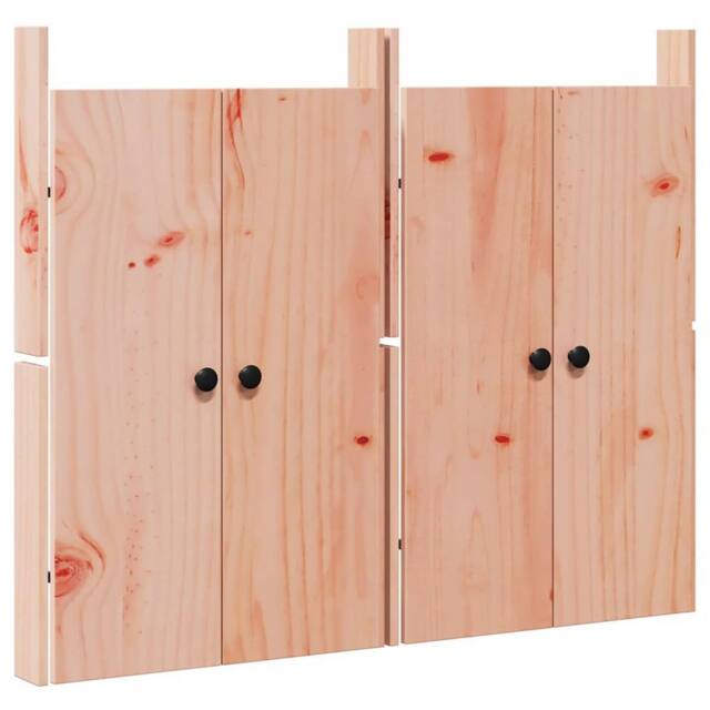 Berkfield Home Outdoor Kitchen Doors 2 pcs 50x9x82 cm Solid Wood Douglas Fir in Light Tan - Size: 50 x 9 x 82 cm - image 1