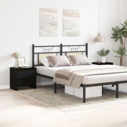 Berkfield Home Bedside Cabinet 2 pcs Black Oak 45x34x44, 5 cm Engineered Wood - thumbnail 4