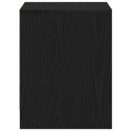 Berkfield Home Bedside Cabinet 2 pcs Black Oak 45x34x44, 5 cm Engineered Wood - thumbnail 8