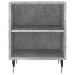 Berkfield Home Elegant Bedside Cabinets 2 pcs Concrete Grey 40x30x50 cm Engineer - Size: 40 x 30 x 50 cm - thumbnail 5
