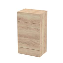 Balterley Alrewas Contemporary Floor Standing WC Unit, 500mm in Brown - thumbnail 1