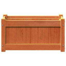 Berkfield Home Garden Planters 2 pcs Wax Brown Solid Wood Pine - thumbnail 6