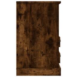 Berkfield Home Bedside Cabinet Smoked Oak 43x36x60 cm in Brown - Size: 43 x 36 x 60 cm - thumbnail 8