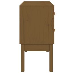 Berkfield Home Console Cabinet Honey Brown 90x40x78 cm Solid Wood Pine - Size: 90 x 40 x 78 cm - thumbnail 5