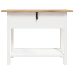 Berkfield Home Console Table Mexican Pine Corona Range White 90x34.5x73 cm - thumbnail 6