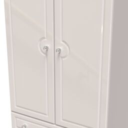 Ready Assembled 2 U Stratford Wide 2 Drawer Wardrobe (Ready Assembled) in Taupe - thumbnail 4