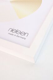 "nielsen Vinyl 12"" LP Record Album Display Frame, Wood, 34x34cm in White - Size: 34x34 cm" - thumbnail 4