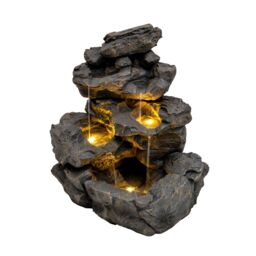 Monstershop Electric Water Feature - Rustic Rapids in Grey - thumbnail 1