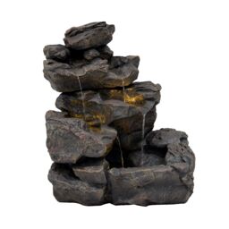 Monstershop Electric Water Feature - Rustic Rapids in Grey - thumbnail 2