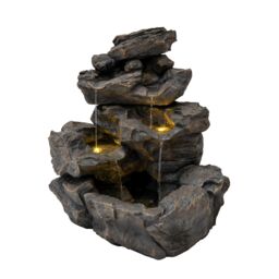 Monstershop Electric Water Feature - Rustic Rapids in Grey - thumbnail 9